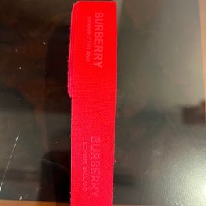 Burberry red Ribbon